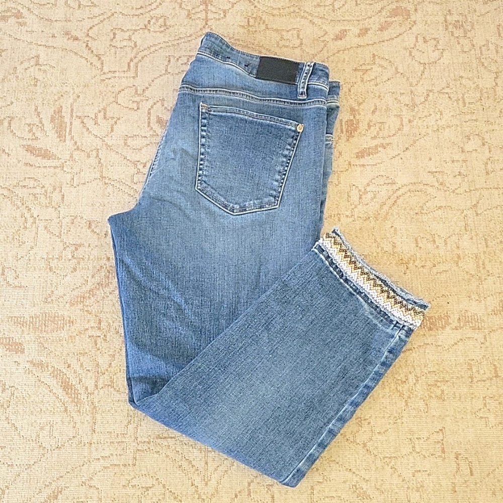 Women's Straight Leg Jeans - Blue